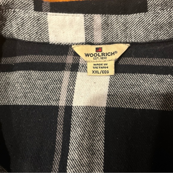 Woolrich Flannel Buffalo Plaid Long Sleeve Button Up Shirt XXL Casual - Picture 4 of 8